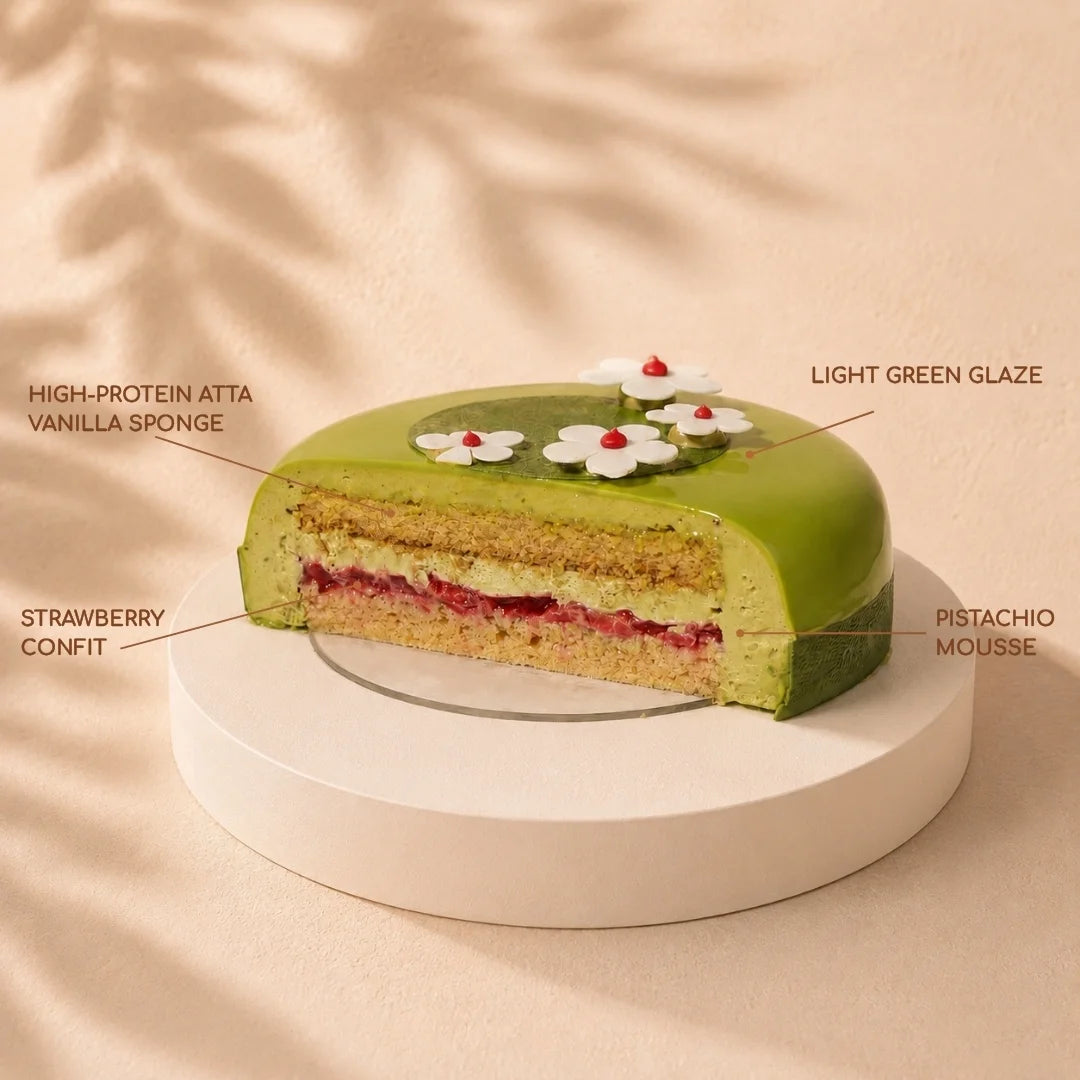 Pistachio Strawberry Royale